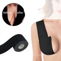 Nude Black Beige Uplift Body Tape Fabricante de levantamiento de mama Pegatina de moda Cinta de estiramiento de pecho Cinta de mujeres Boob